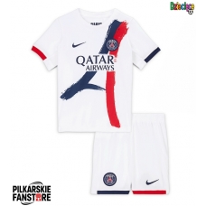 Tanie Strój piłkarski Paris Saint-Germain Koszulka Wyjazdowej dla dziecięce 2025-26 Krótkie Rękawy (+ szorty)